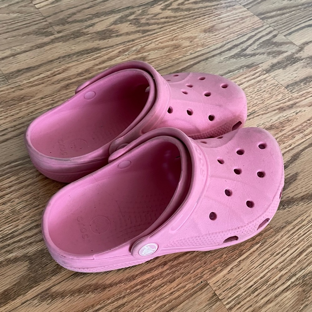 Pink Crocs